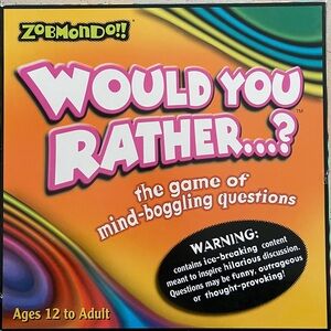 Zobmondo! Would You Rather Game